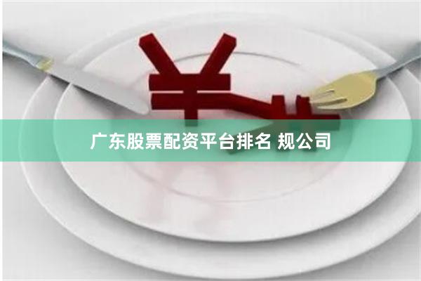 广东股票配资平台排名 规公司