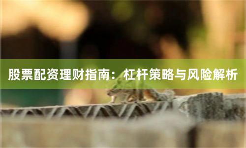 股票配资理财指南：杠杆策略与风险解析